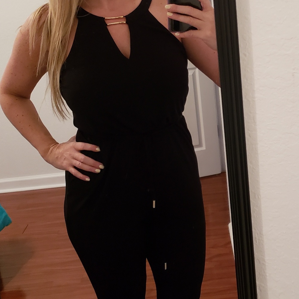 Calvin Klein slim leg jumpsuit